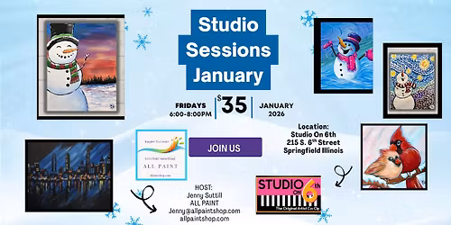 Studio Sessions @ Studio On 6th January 2026