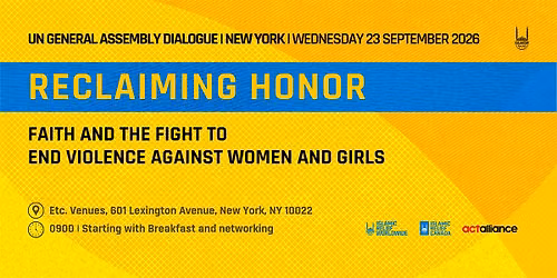 Reclaiming Honor: Faith and the fight to end violence against women & girls