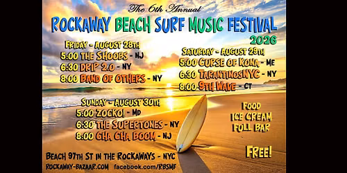 *The 6th Annual Rockaway Beach Surf Music Festival*