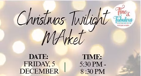 Christmas Twilight Market