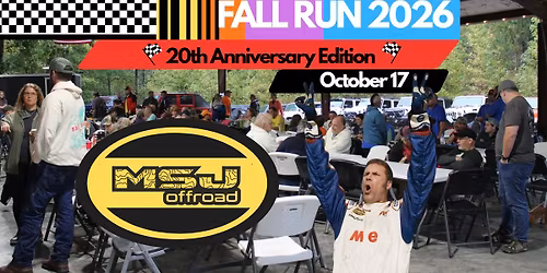 MSJ OFFROAD FALL RUN 2026 \ud83c\udfc1 20TH ANNIVERSARY EDITION \ud83c\udfc1 