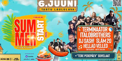 SUMMER START FESTIVAL 2026 \/ 6.JUUNI Tartu Laululava