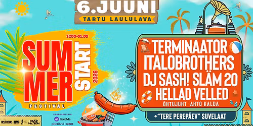 SUMMER START FESTIVAL 2026 \/ 6.JUUNI Tartu Laululava