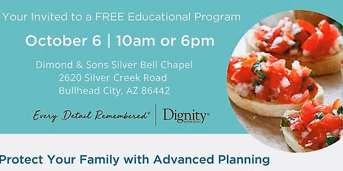 Planning Ahead: Enjoy Us for a FREE Meal & Advanced Planning Education