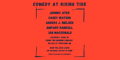 Comedy At Rising Tide