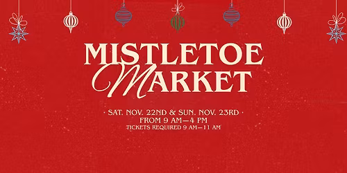 Mistletoe Market by Market on the Mississippi\u2014November 22-23rd, 2025