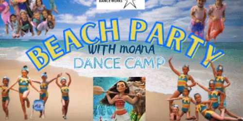 Beach Party with Moana Dance Camp at DSDW!