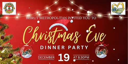 Beirut metropolitan lions club - District 351 dinner