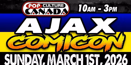 Ajax Comicon : March 1st 2026