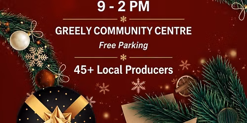 Metcalfe farmers market Christmas