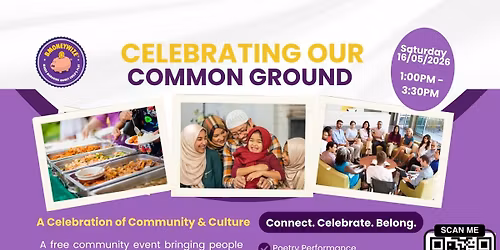 Celebrating our Common Ground:  real conversations and quality time