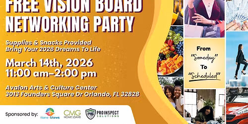 Free Vision Board + Networking Party for Women Who Build