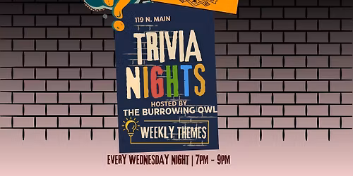 Trivia Nights hosted by The Burrowing Owl