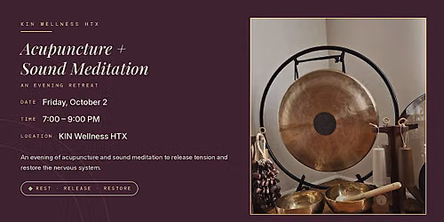 Sound Meditation & Acupuncture Retreat