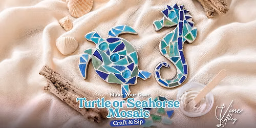Turtle or Seahorse Mosaic - Montgomery County, MD
