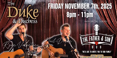 The Father & Son Duo Live in Cambridge