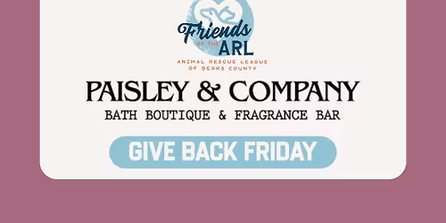 Give Back Friday at Paisley & Company