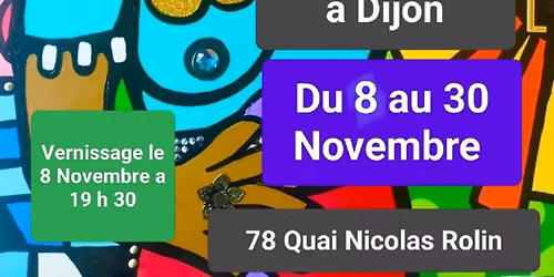 Vernissage de l'Expo du Mois avec Georgette