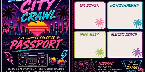 Electric City Bar Crawl