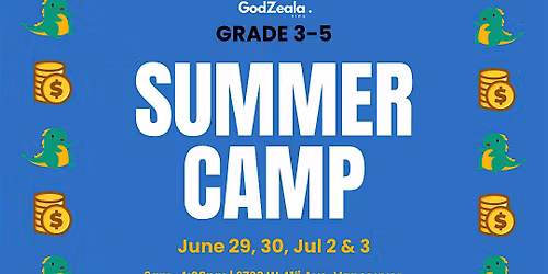 Financial Literacy Summer Camp (Grades 3\u20135): Money Skills for Real Life