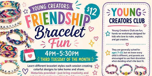 Young Creators: Friendship Bracelet Fun