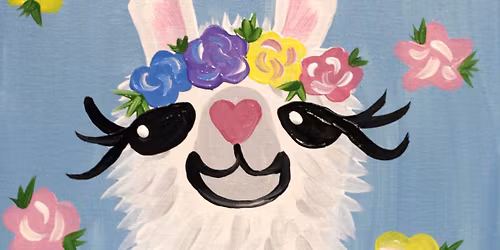 Creative Canvas for Kids - Blossom Llama
