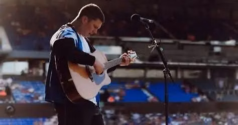 Ed Sheeran, Macklemore, Lukas Graham & Aaron Rowe at Mercedes-Benz Stadium