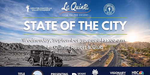 2026 La Quinta State of the City, Business Awards and Expo