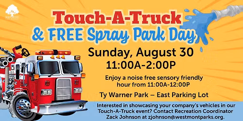 Touch-A-Truck and Free Spray Park Day