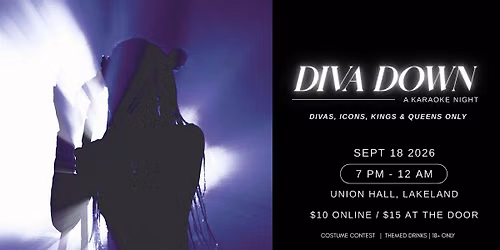 DIVA DOWN: A Karaoke Night for Icons & Divas