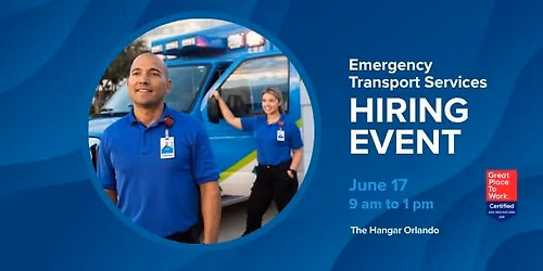 AdventHealth Emergency Transport Services Hiring Event