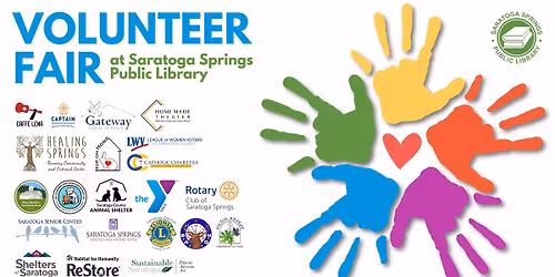 Volunteer Fair at Saratoga Springs Public Library
