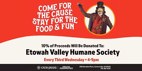 EVHS Spirit Night at Cicis Pizza of Cartersville