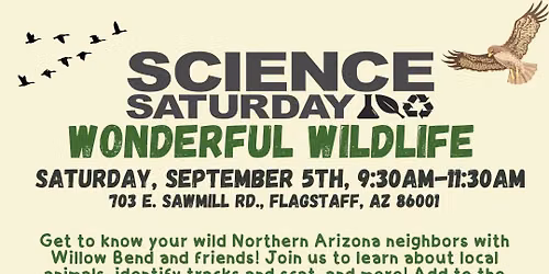 Science Saturday: Wonderful Wildlife!