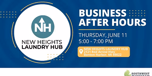 Business After Hours: New Heights CCDA, Laundry Hub