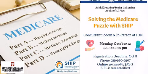Adult Ed\/Senior U: Solving the Medicare Puzzle with SHIP