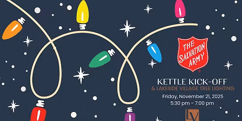 Salvation Army Kettle Kick Off & Lakeside Village Tree Lighting 