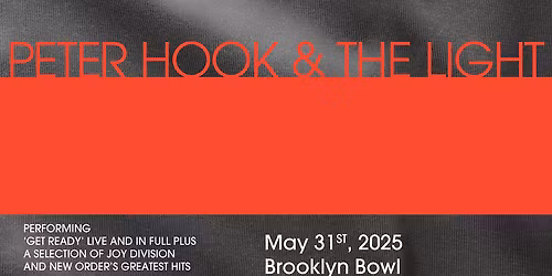 Peter Hook & The Light at Bogarts