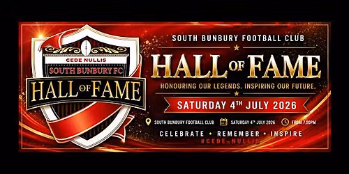 South Bunbury Football Club Hall of Fame Event