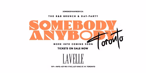 Somebody Anybody - RnB Brunch & Day-Party @ Lavelle (SEPTEMBER EDITION)