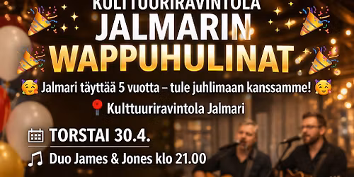 Jalmarin Wappuhulinat ja 5v syntt\u00e4rit