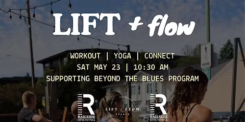 Lift + Flow at Railside Brewing| Outdoor Workout, Yoga + DJ