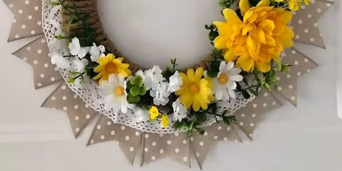 Easy Easter Egg Wreath Workshop with Donna