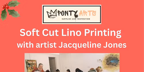 Soft Cut Lino Printing with artist Jacqueline Jones