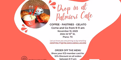 COFFEE - PASTRIES - GELATO!
