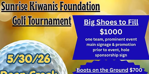 Sunrise Kiwanis of Port Charlotte Annual Golf Tournament