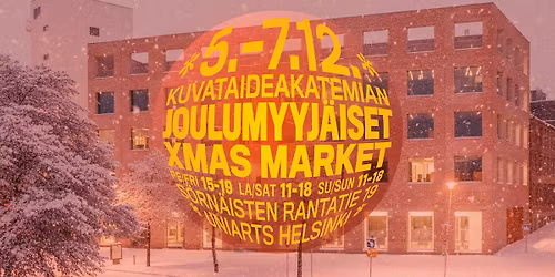 Kuvataideakatemian opiskelijoiden joulumyyj\u00e4iset