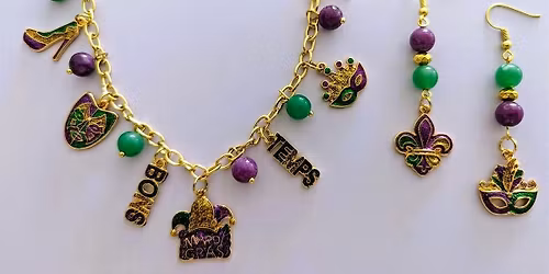 Mardi Gras Charm Jewelry Workshop