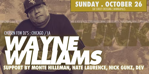 DayFunk : Daytime House Music Party - Wayne Williams!