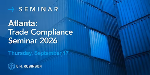 Atlanta: Trade Compliance Seminar 2026